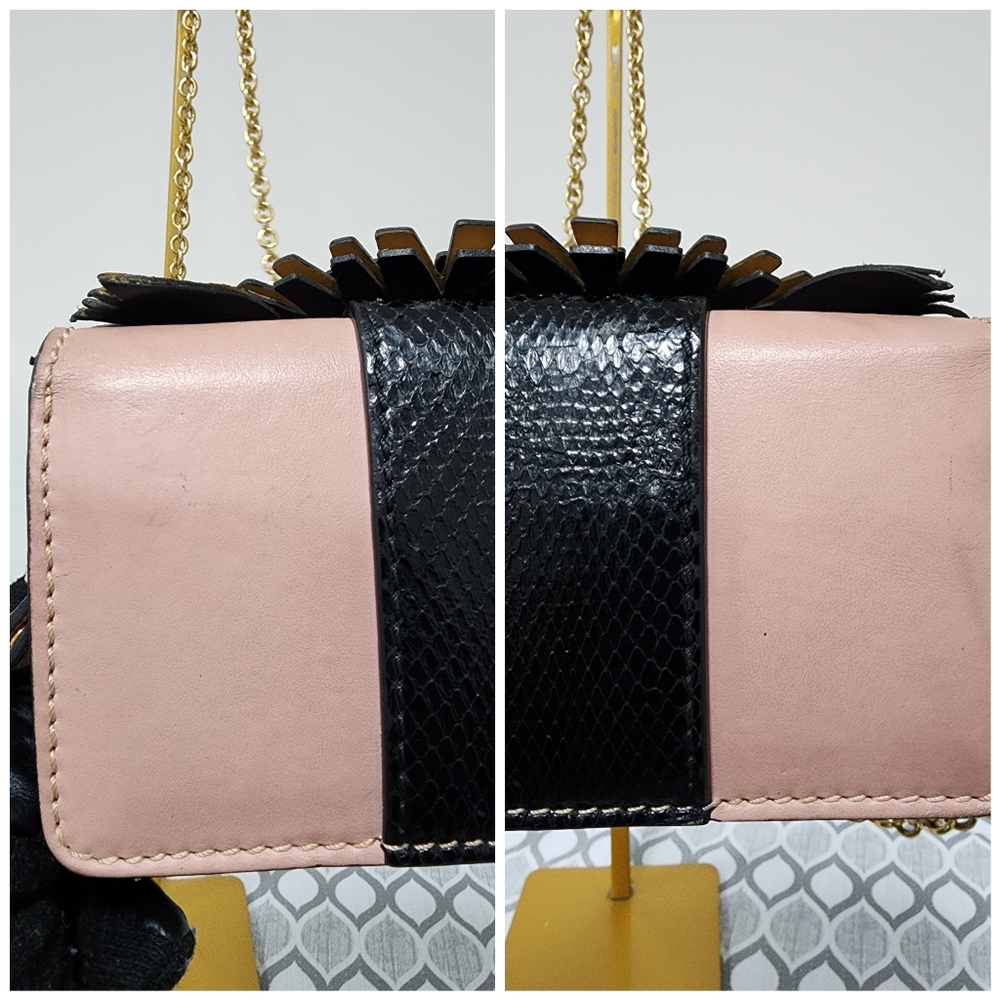 Burberry Owl Chain-Linked Crossbody Bag Multicolored - Picture 9 of 15
